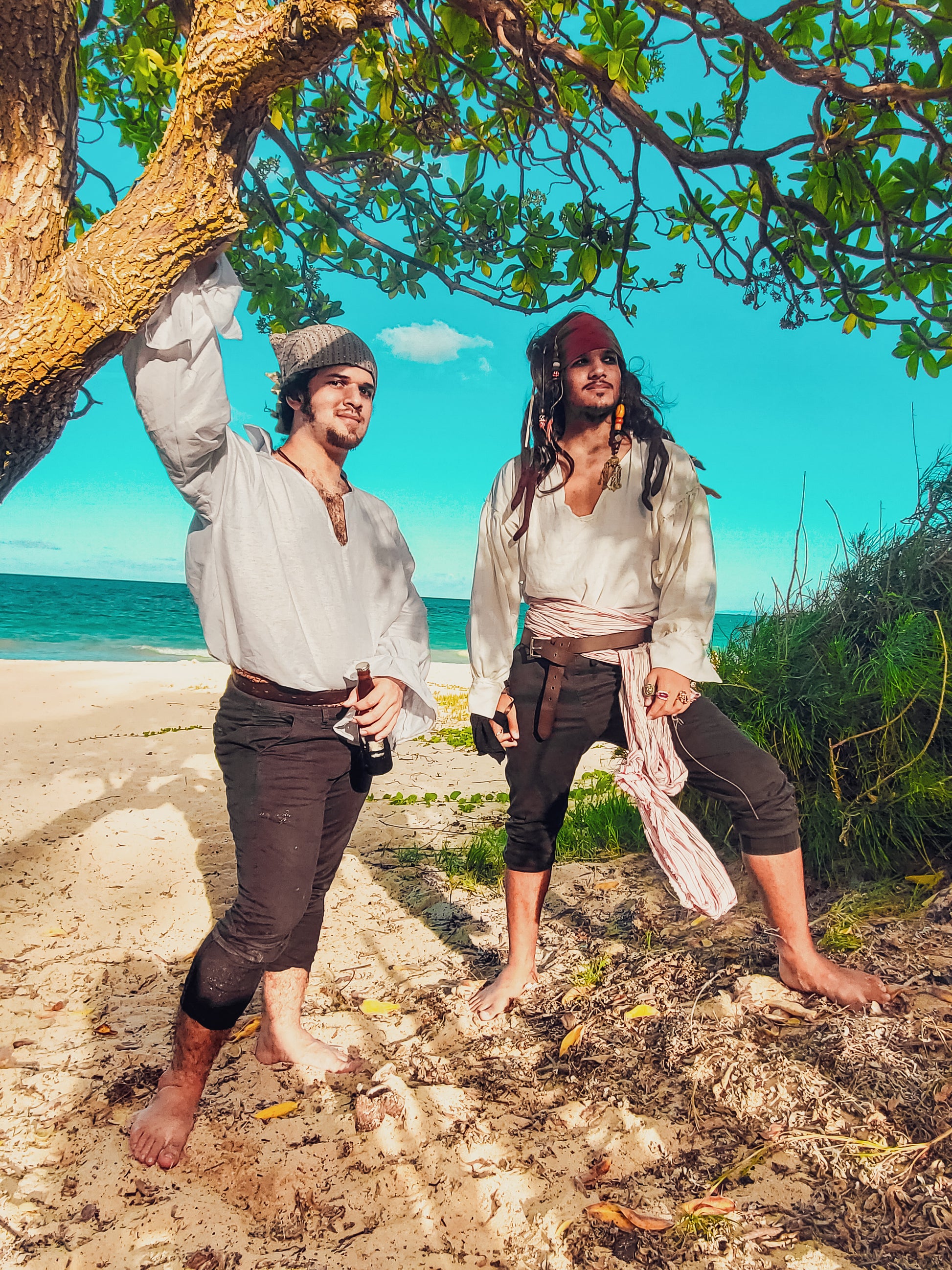 pirates of the carrabean gathered shirts, pirate gathgered shirts